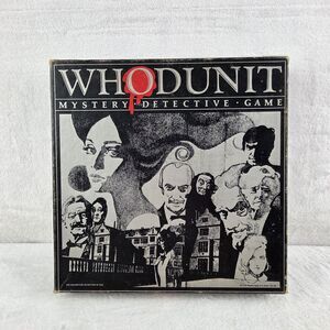 Whodunit Mystery Detective Game 1985 Selchow & Righter Complete Vintage